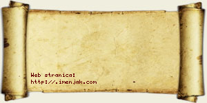 Ivanka Jaćimović vizit kartica